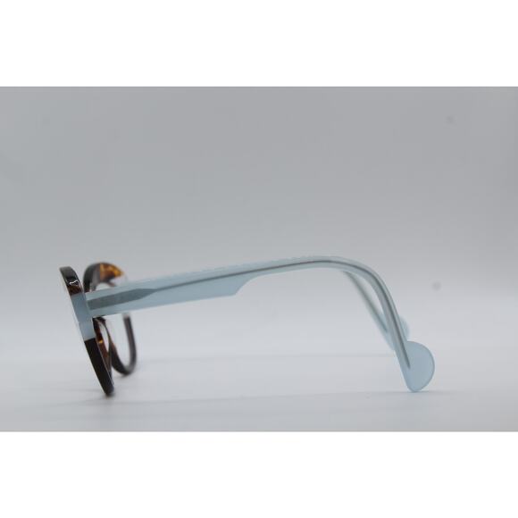 Anne Et Valentin PENCIL 8A35 Tortoise/Blue Cat-Eye Eyeglasses - Picture 3 of 5